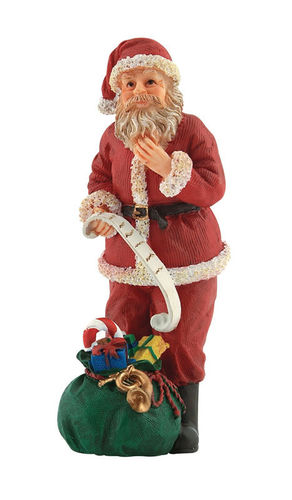 Santa Claus aus Polyresin