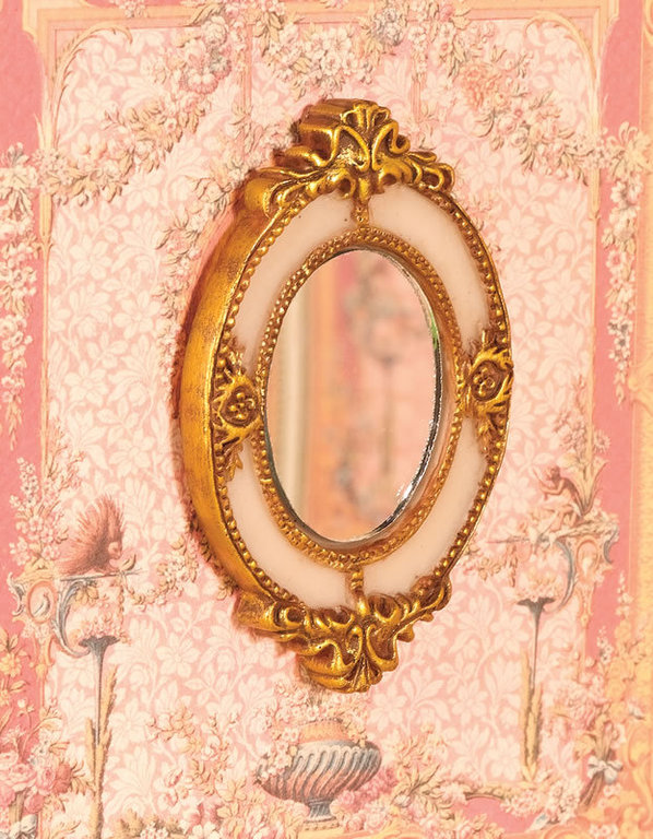Ovaler Spiegel - romatisches Design