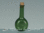 Glasflasche mit Korken 1:12  grün