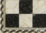 Fußbodenbogen Marmoroptik schwarz-weiss